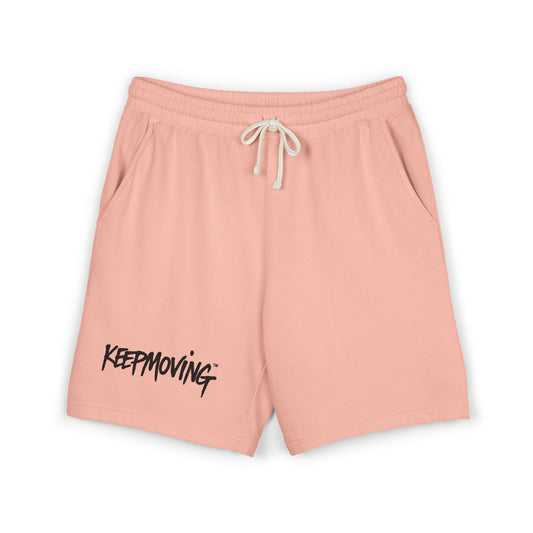 Keep Moving Fleece Sweat Shorts — Lightweight Garment-Dyed Lounge & Active Shorts