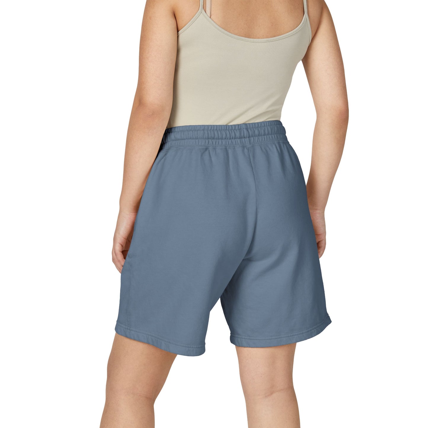 Keep Moving Fleece Sweat Shorts — Lightweight Garment-Dyed Lounge & Active Shorts