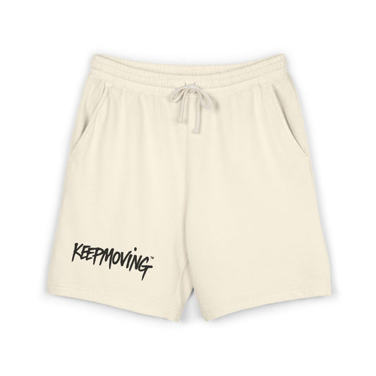 Keep Moving Fleece Sweat Shorts — Lightweight Garment-Dyed Lounge & Active Shorts