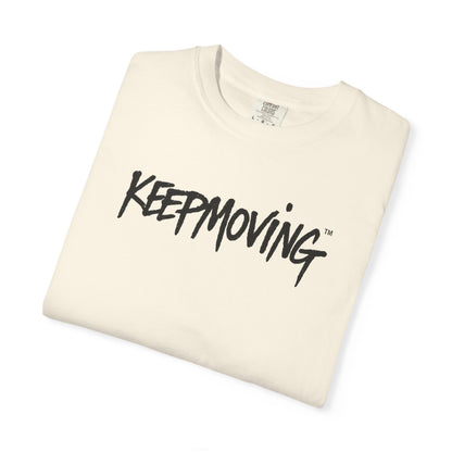 Keep Moving Graphic T-Shirt — Motivational Script Tee