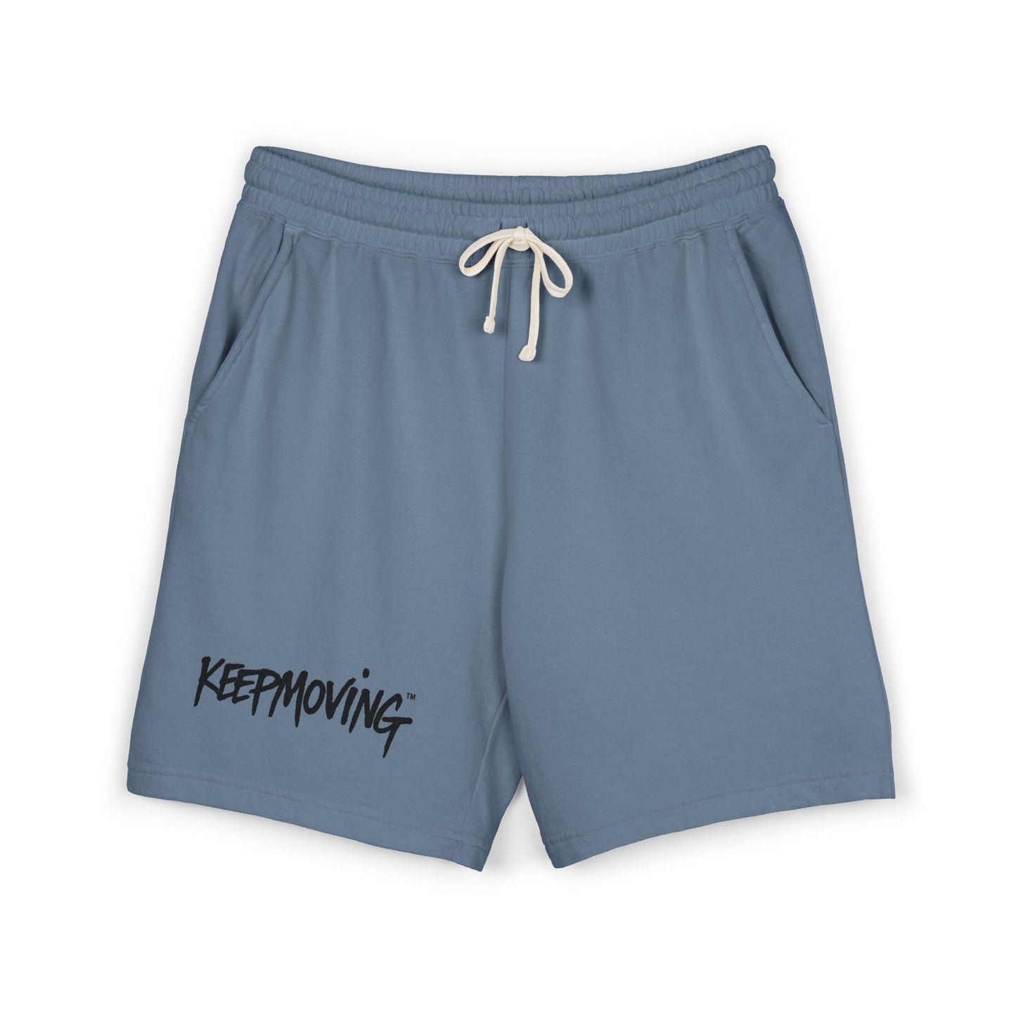 Keep Moving Fleece Sweat Shorts — Lightweight Garment-Dyed Lounge & Active Shorts