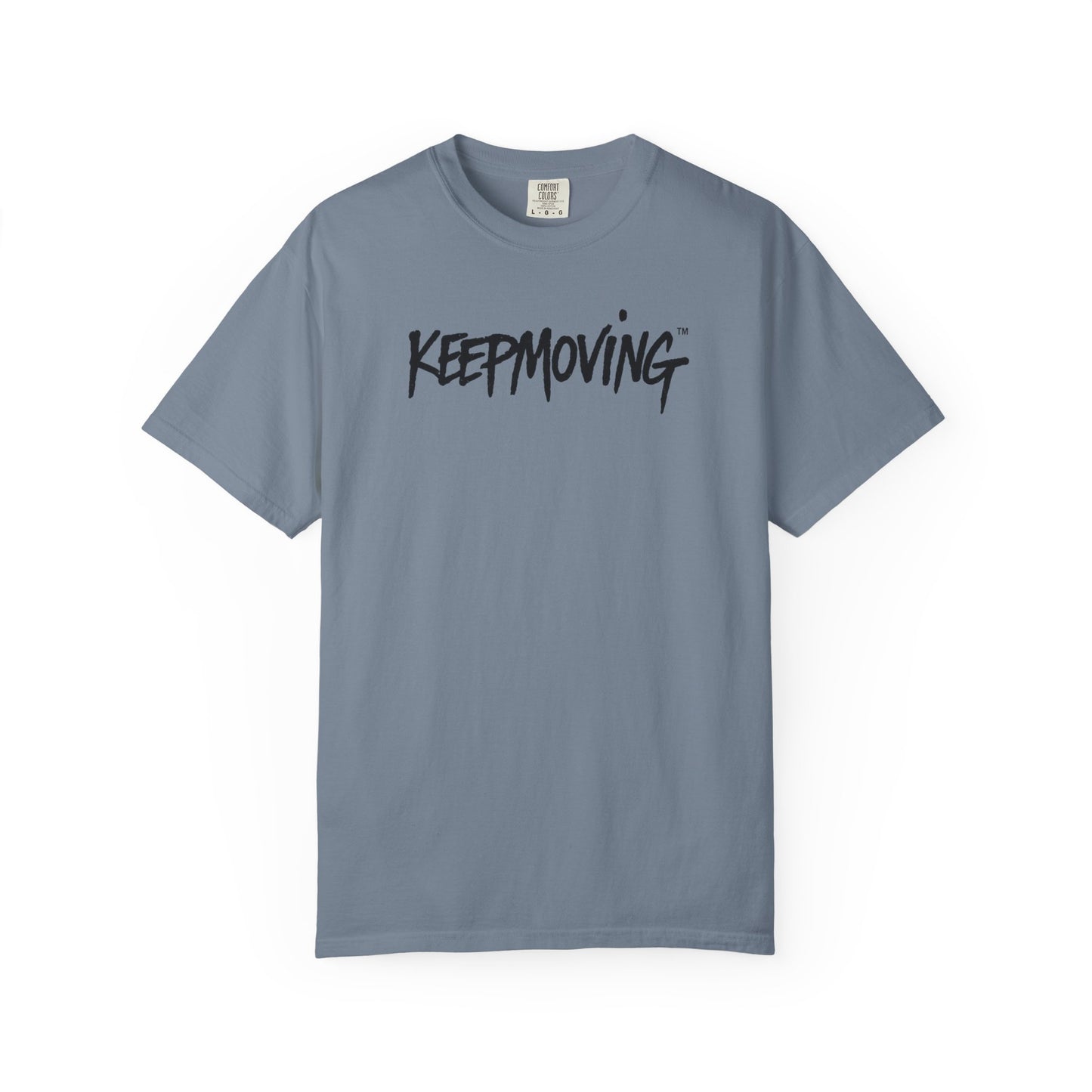 Keep Moving Graphic T-Shirt — Motivational Script Tee