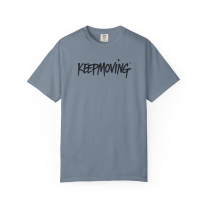 Keep Moving Graphic T-Shirt — Motivational Script Tee