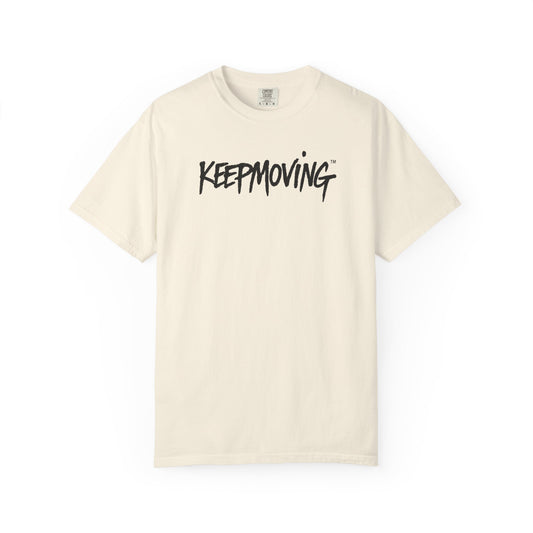 Keep Moving Graphic T-Shirt — Motivational Script Tee