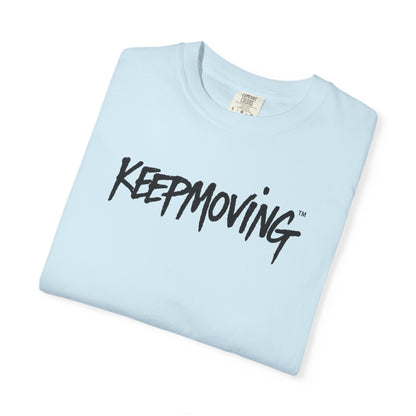 Keep Moving Graphic T-Shirt — Motivational Script Tee
