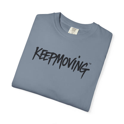Keep Moving Graphic T-Shirt — Motivational Script Tee